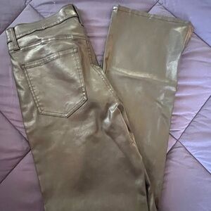 Eunina Shimmering Super high rise mini bootcut Pants